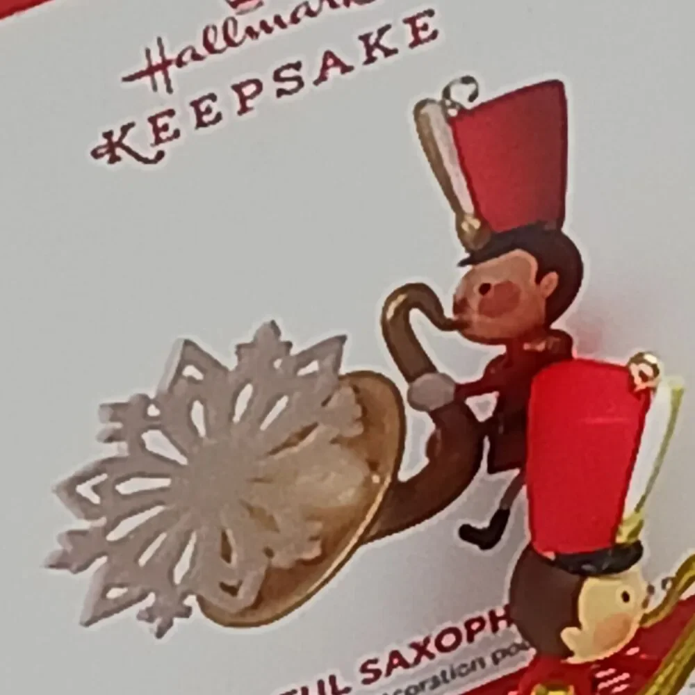 Hallmark Keepsake Christmas Ornament 2017 Soulful Saxophone‎ Musician Music